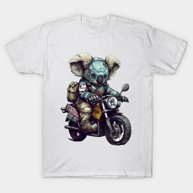 Taking a wild ride through the streets of Tokyo with my new furry friend T-Shirt by Pixel Poetry